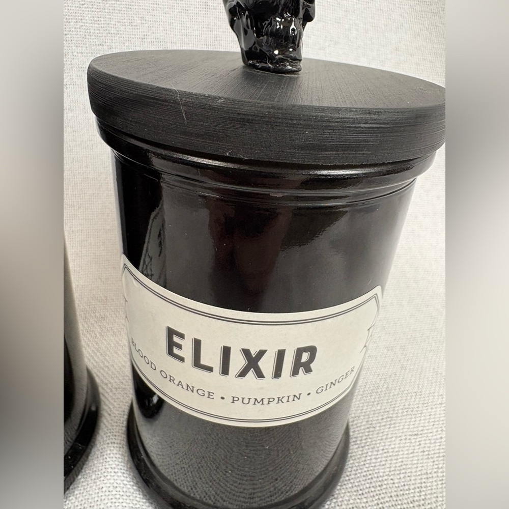 NEW - Set of 2 Apothecary‎ Jars - Scented Candles - Halloween John Derian - Picture 3 of 5